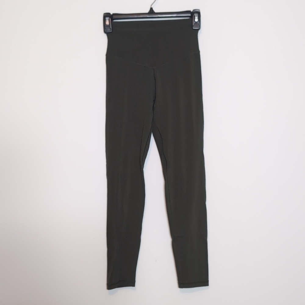 Aerie Offline 7/8 High Rise Leggings Dark Green